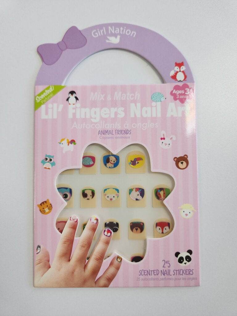 LIL' FINGERS NAIL ART- ANIMAL FRIENDS