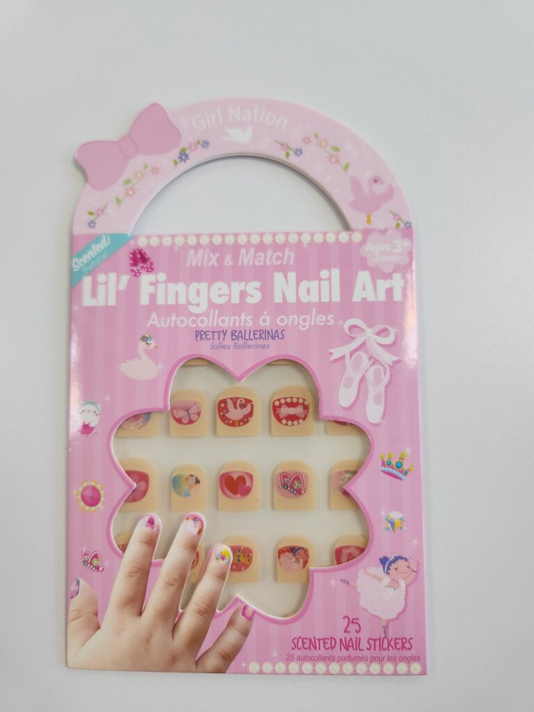 LIL' FINGERS NAIL ART - PRETTY BALLERINAS