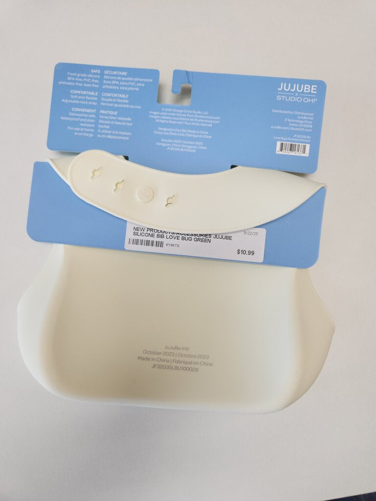 SILICONE BIB LOVE BUG