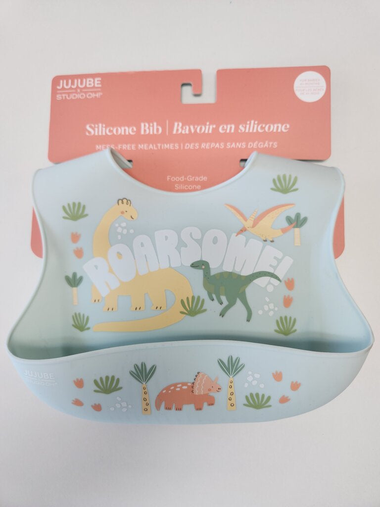 SILICONE BIB ROARSOME