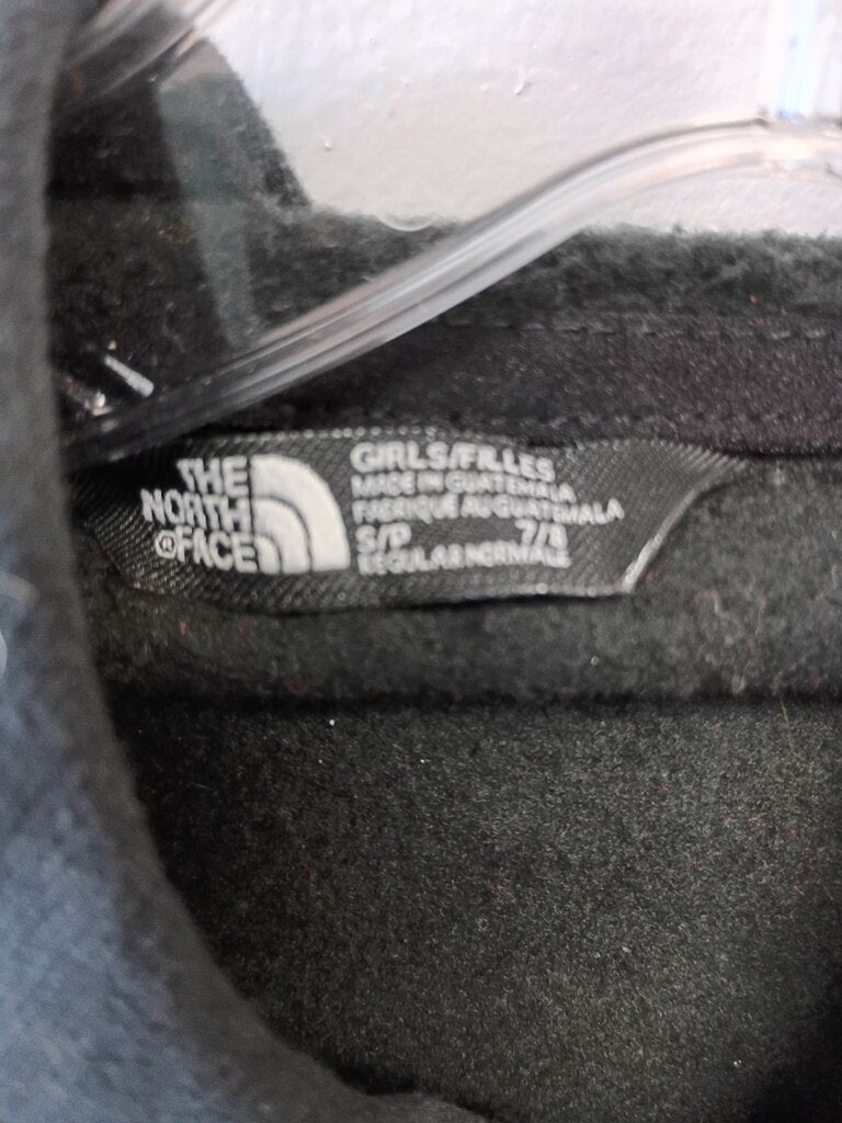 NORTH FACE BLACK/HOT PINK HOODIE