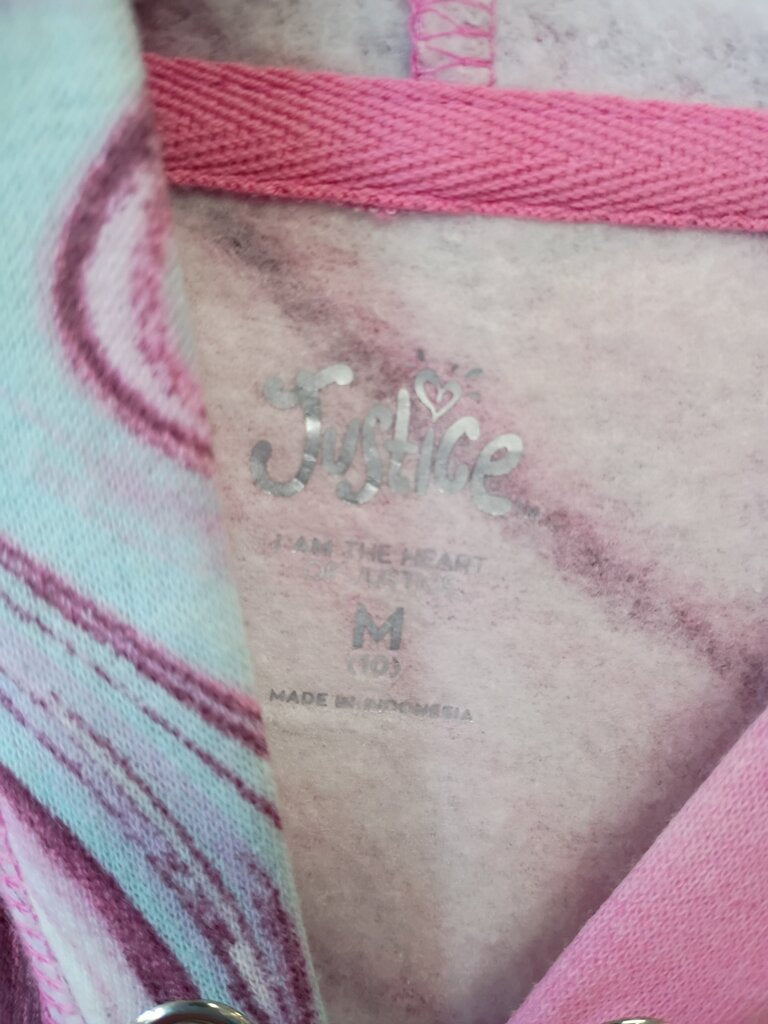 Pink Swirl Justice Hoodie