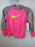 FLOURESCENT PINK, YELLOW, GRAY HOODIE
