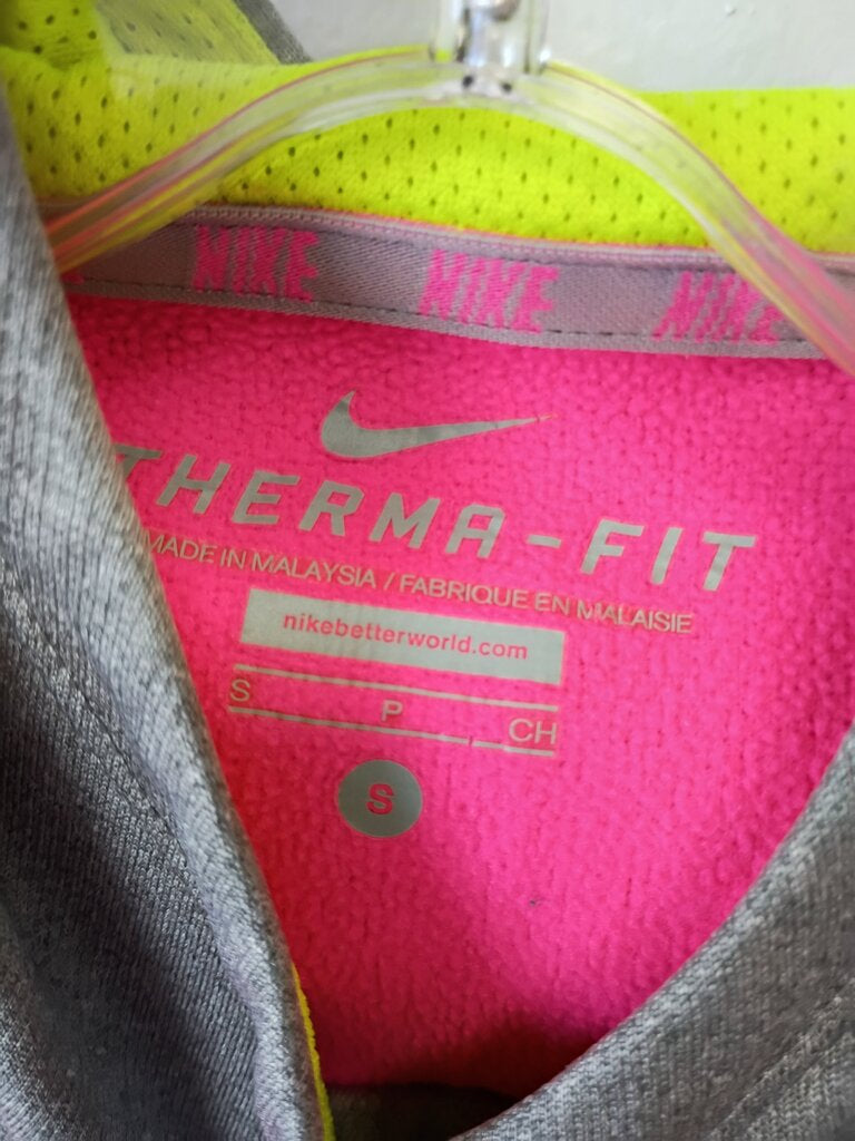 FLOURESCENT PINK, YELLOW, GRAY HOODIE