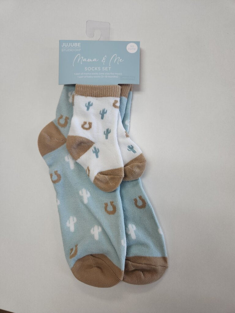 MAMA & ME SOCKS HOWDY PARTNER