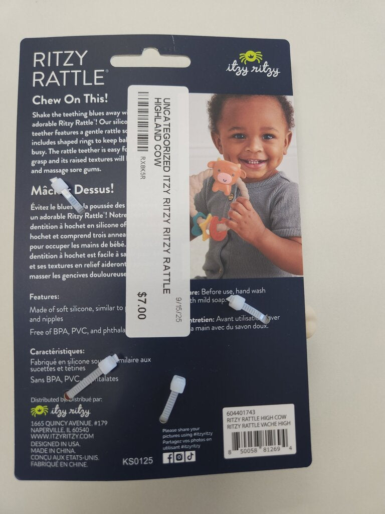 RITZY RATTLE HIGHLAND COW