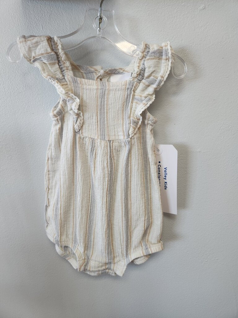 Soft striped Baby Romper