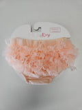 PEACH RUFFLE BUM BLOOMERS