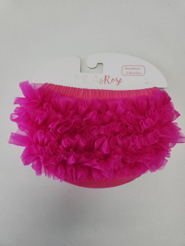 RUFFLED BABY BLOOMERS