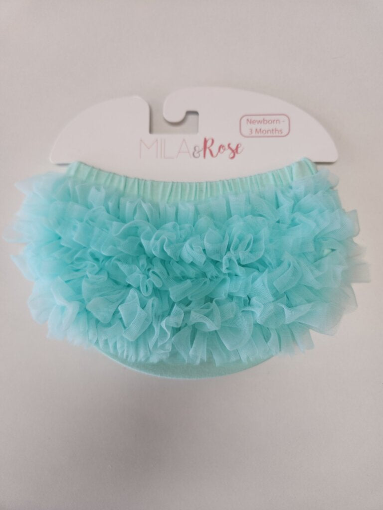 RUFFLED BABY BLOOMERS
