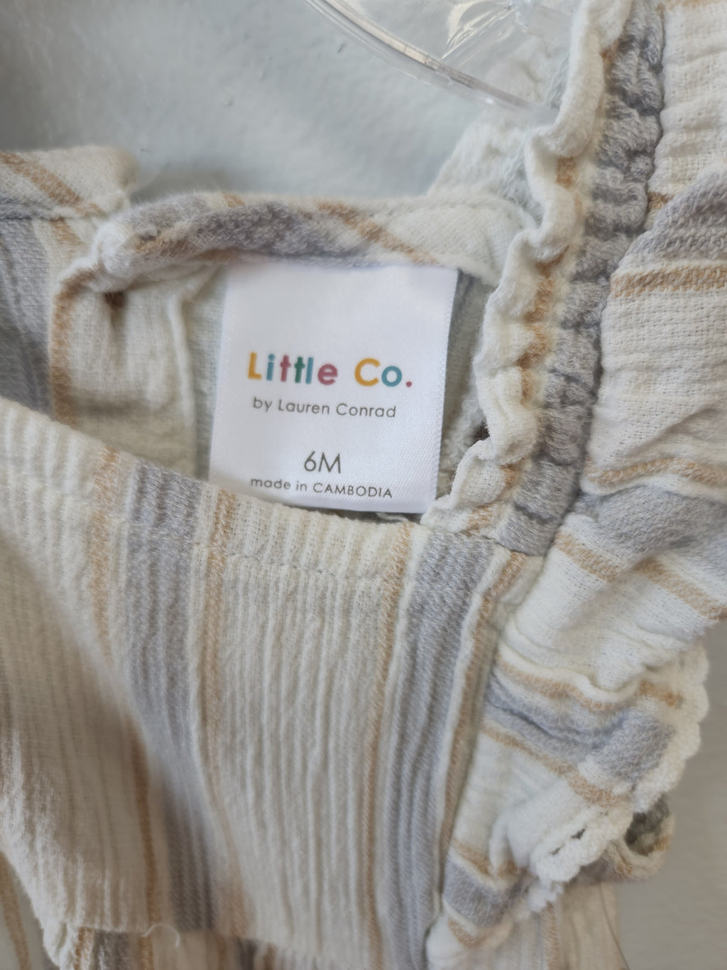 Soft striped Baby Romper