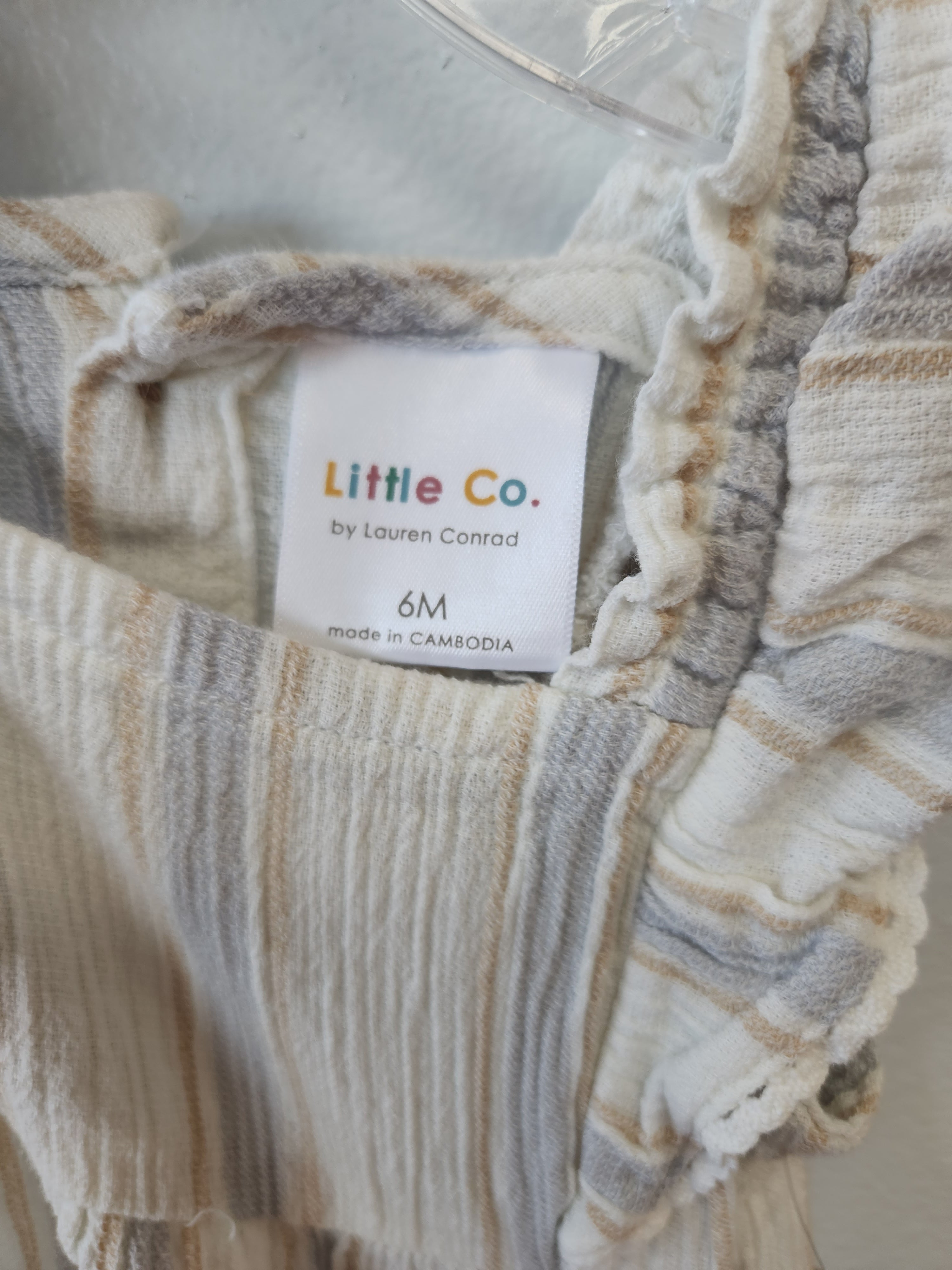 Soft striped Baby Romper