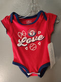 * Texas Ranger Onesie for Baby Girl, size 0-3mos