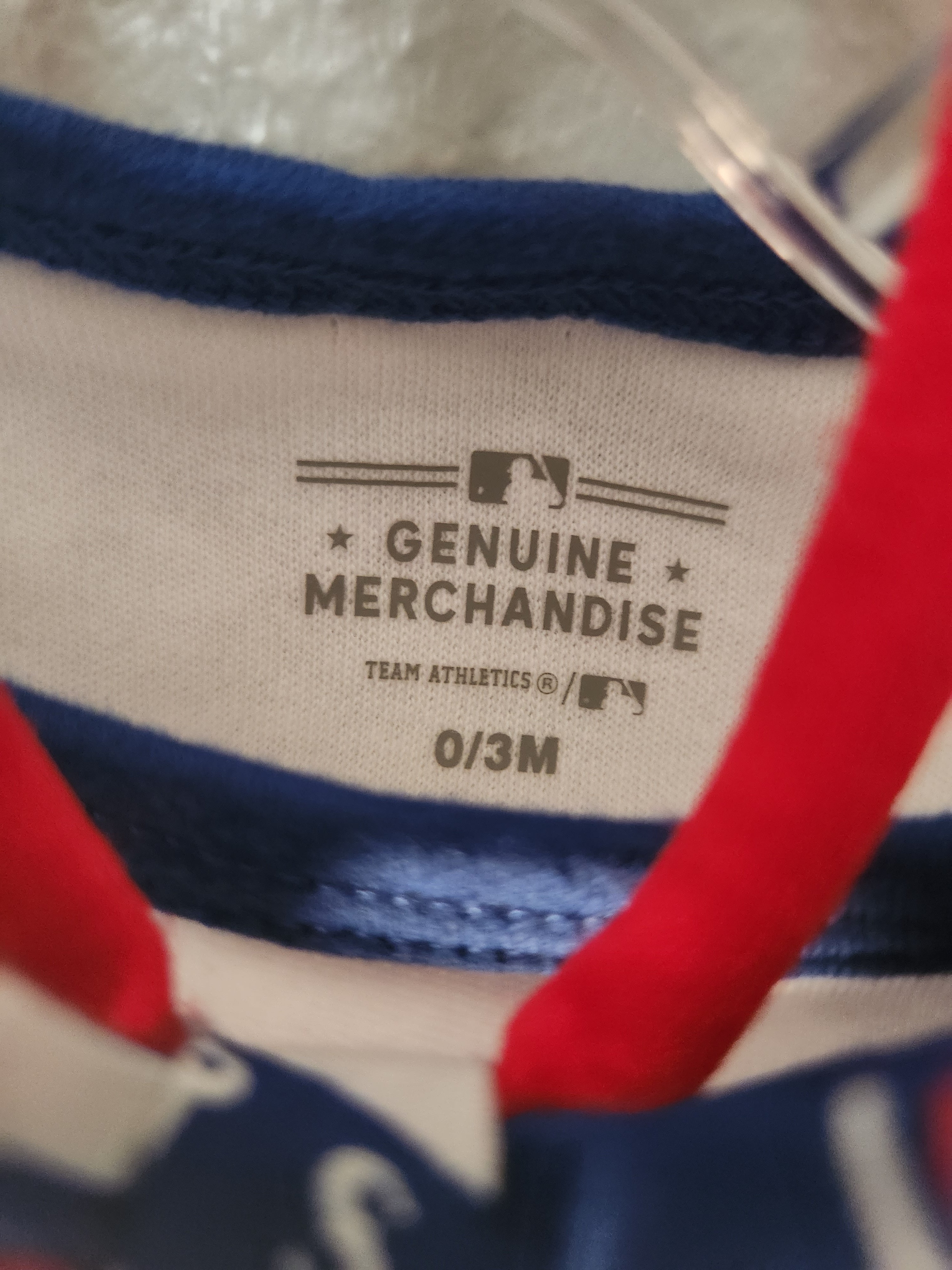 * Texas Rangers Onesie with Matching Headbow, size 0-3mos.