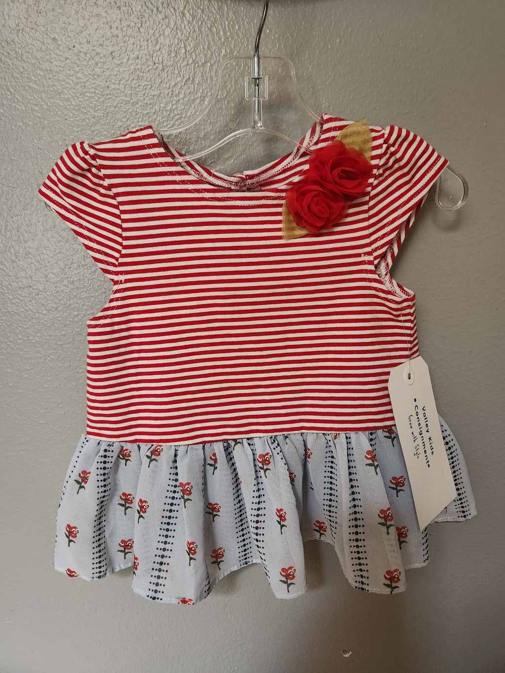 Pastourelle by Pippa & Julie Red, White, & Blue Dress, size 18mos.