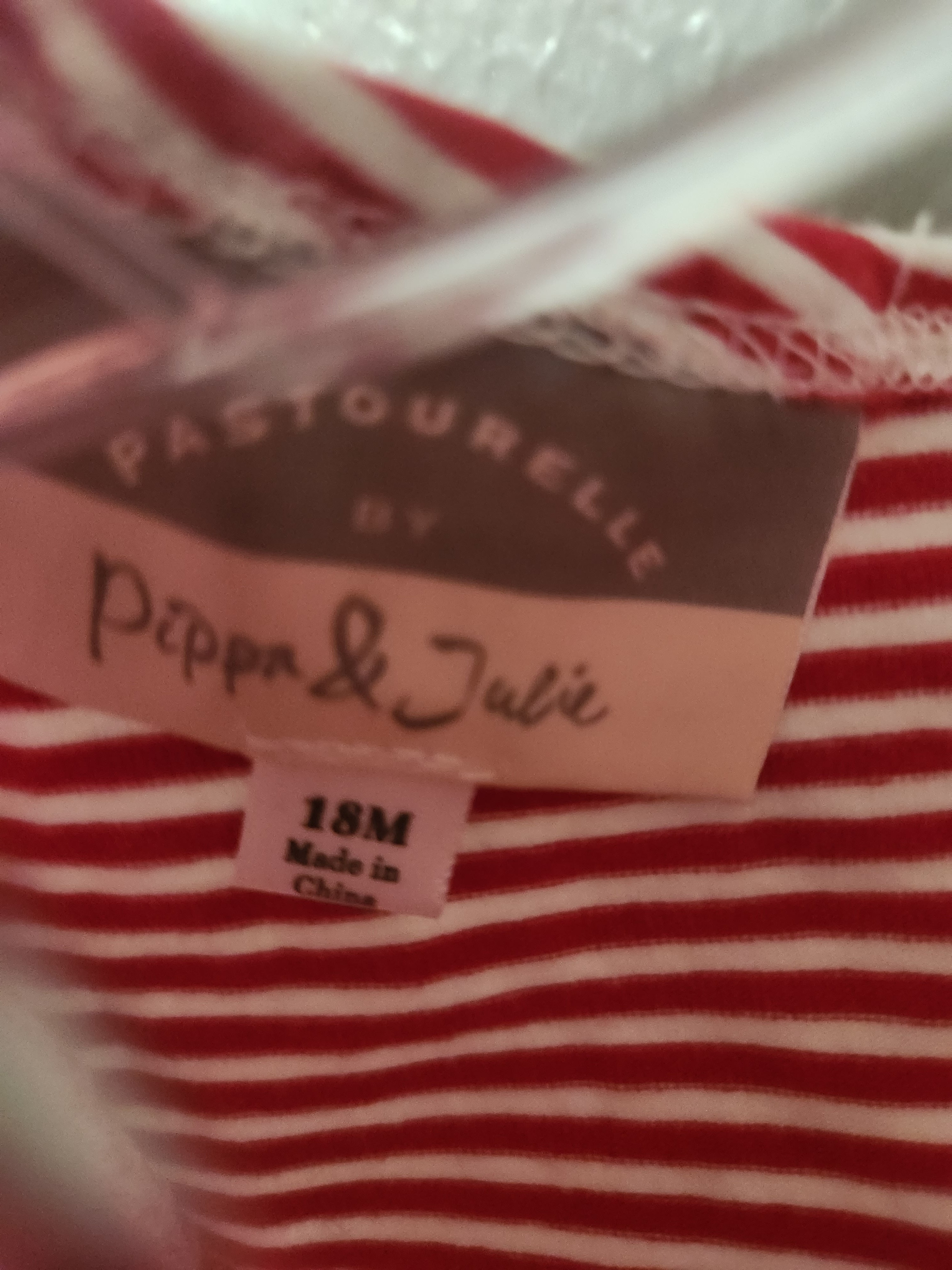 Pastourelle by Pippa & Julie Red, White, & Blue Dress, size 18mos.