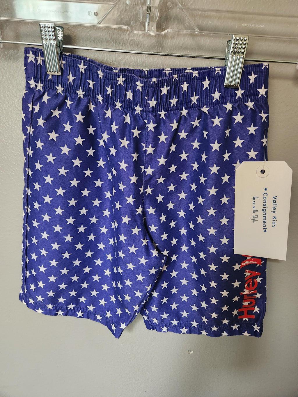 * Patriotic Hurley Swim Trunks, size 7