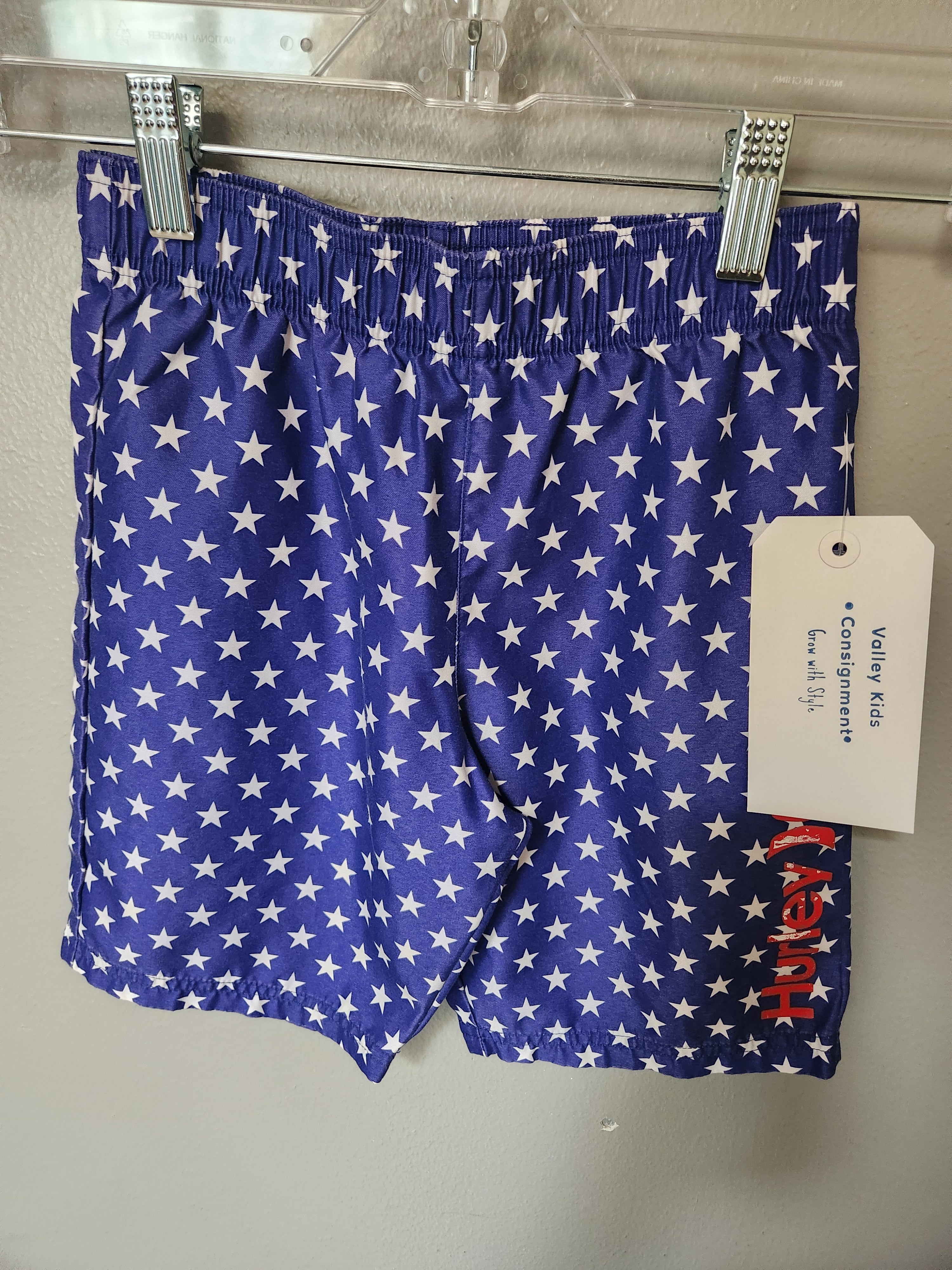* Patriotic Hurley Swim Trunks, size 7