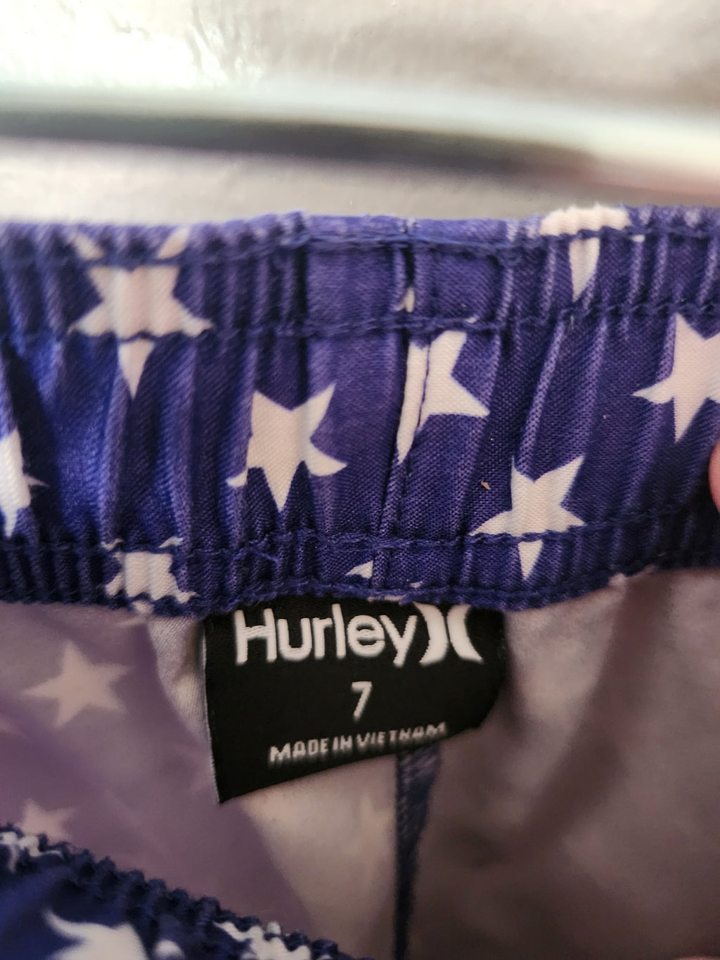 * Patriotic Hurley Swim Trunks, size 7