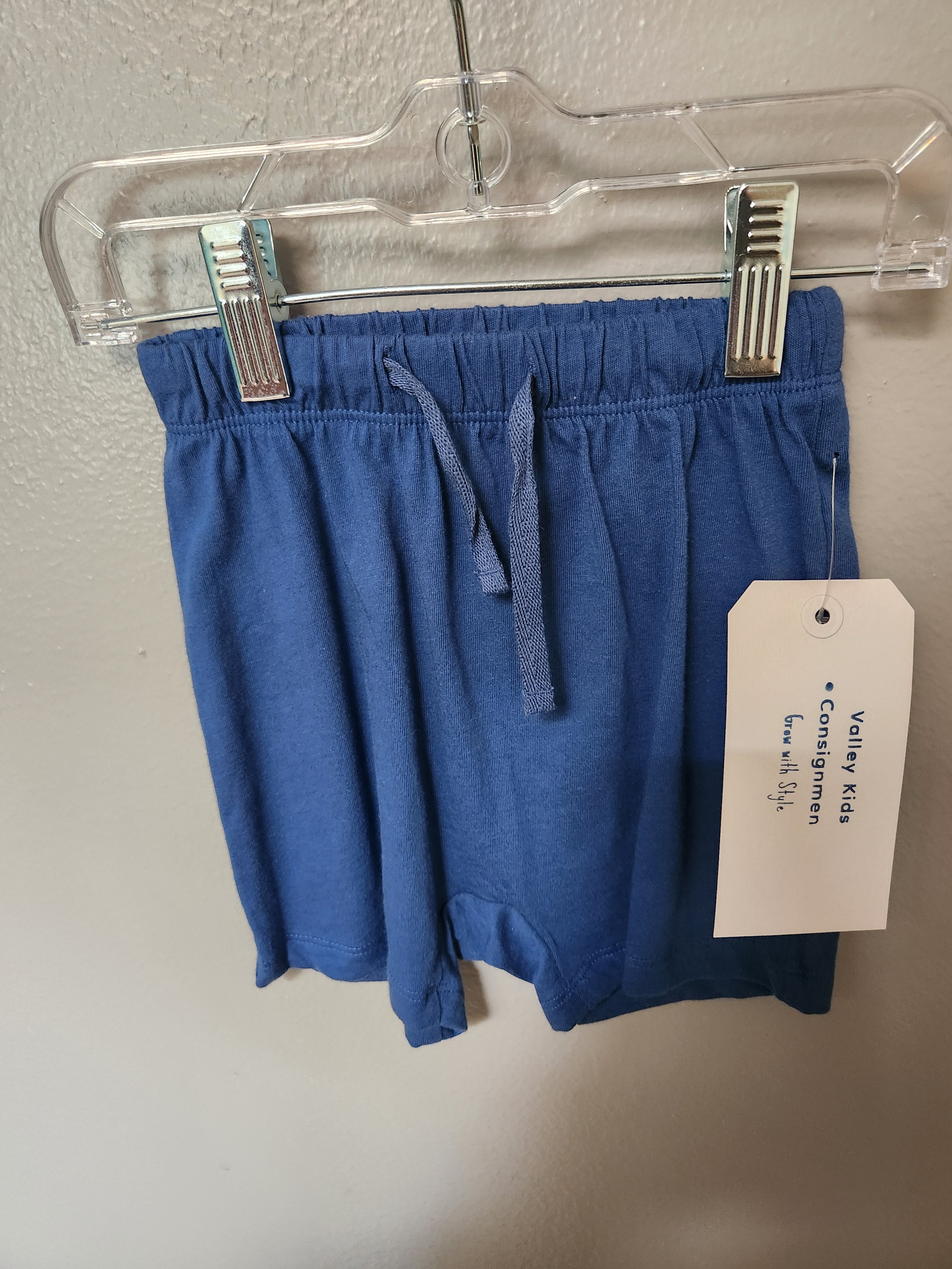 * BLUE ORGANIC COTTON SHORTS BY H&M, size 2T