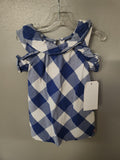 * Nautica Blue/White Gingham Dress, size 5