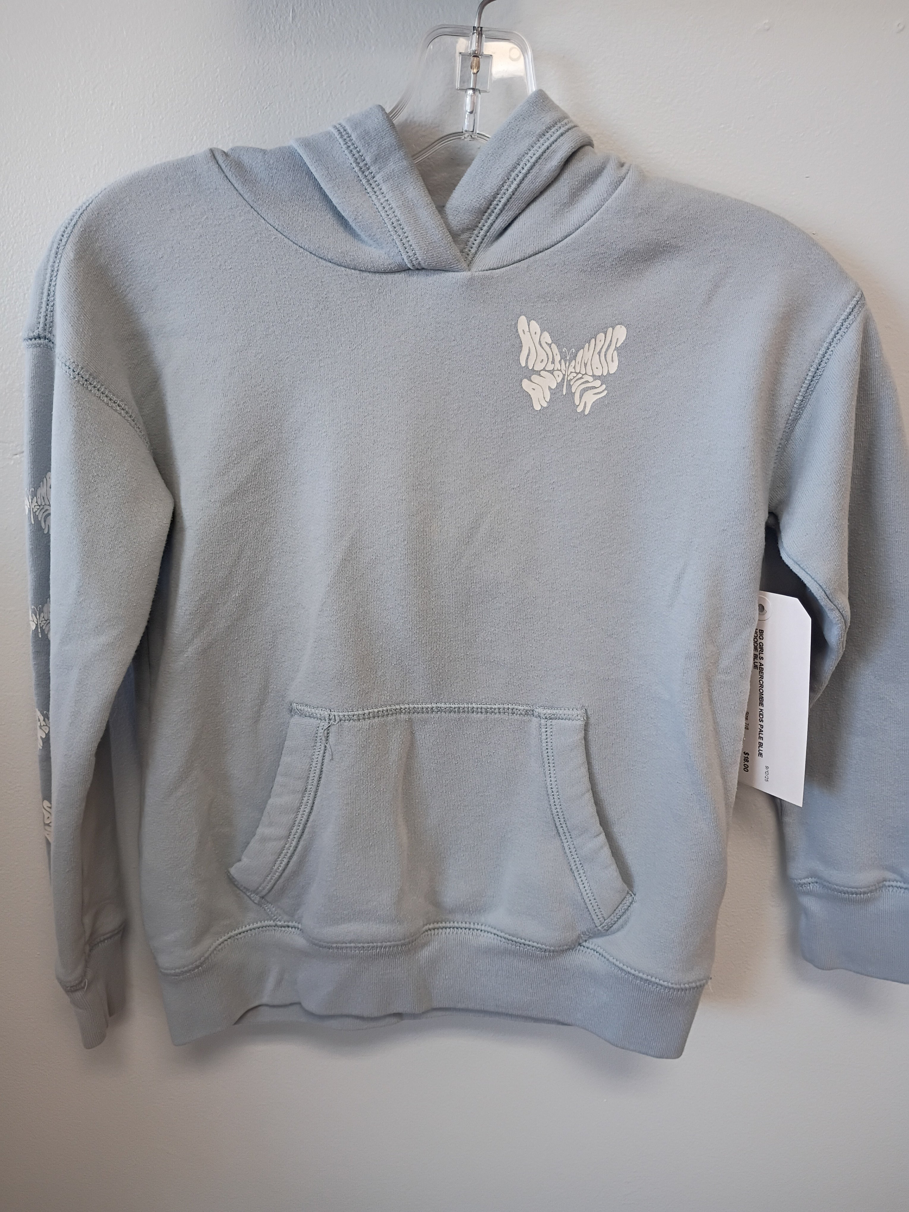 PALE BLUE ABERCROMBIE HOODIE