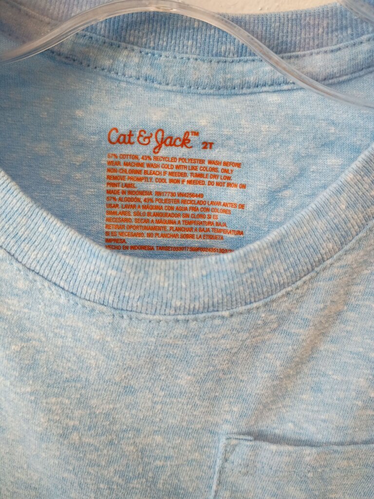 Cat & Jack Blue Short Sleeve T-Shirt