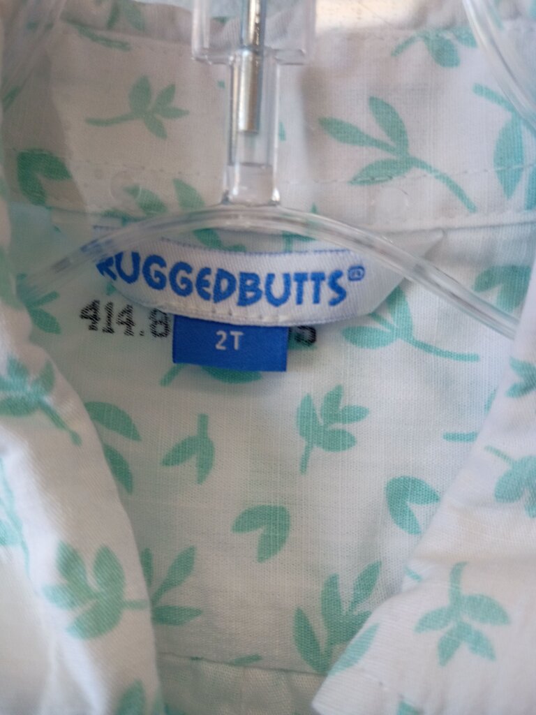 RuggedButts Boys Short Sleeve Button Up Shirt