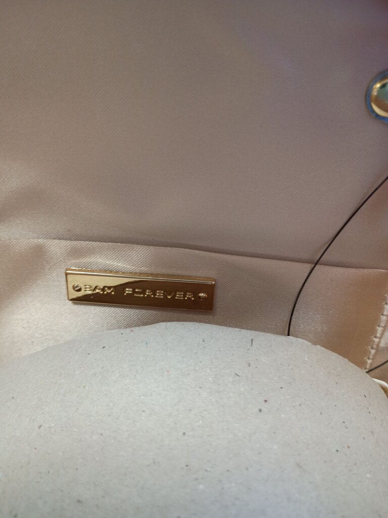 Purple Handbag with Chain Strap