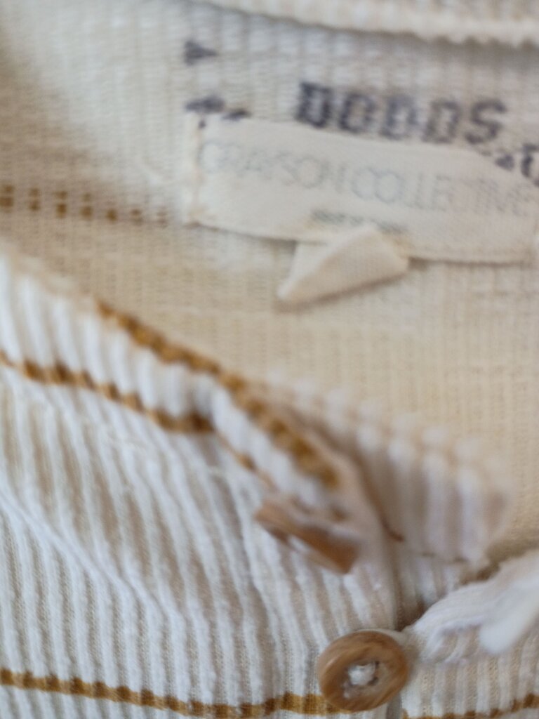 Carson Collection Striped Short Sleeve Top