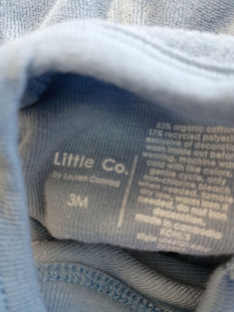 Little Co. Toddler Blue Romper