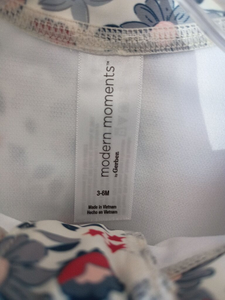 Modern Moments Floral Long Sleeve Swim Wear