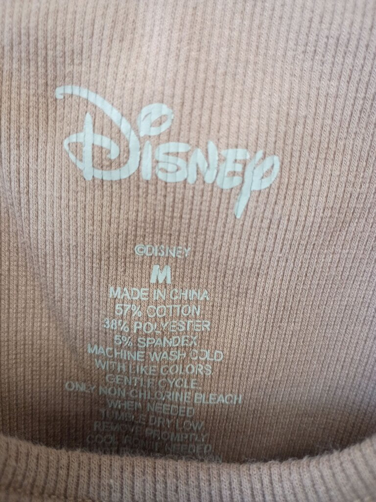 Disney Girls' Brown Dress with Floral Dog Design