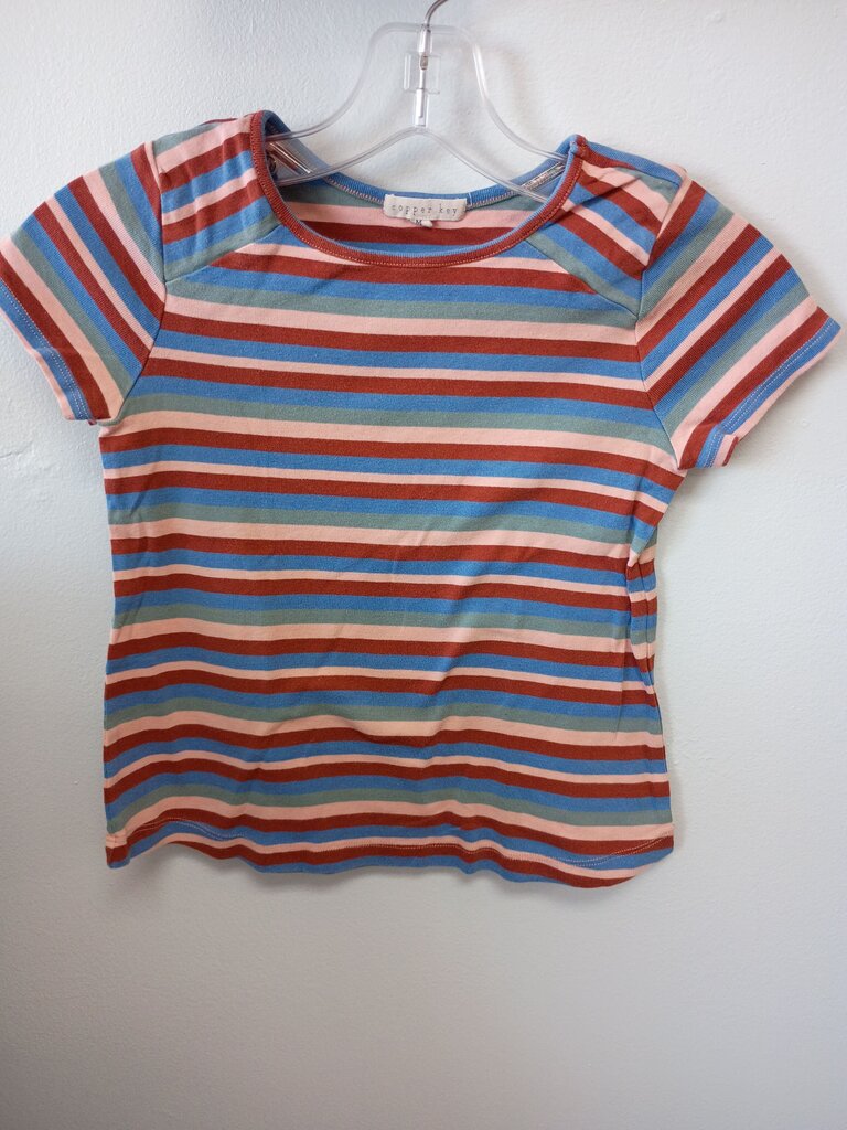 Copper Key Striped T-Shirt