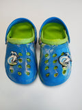 Youth Crocs with Surfing Dolphin Design