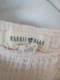 Rabbit Bear Button-Up Top