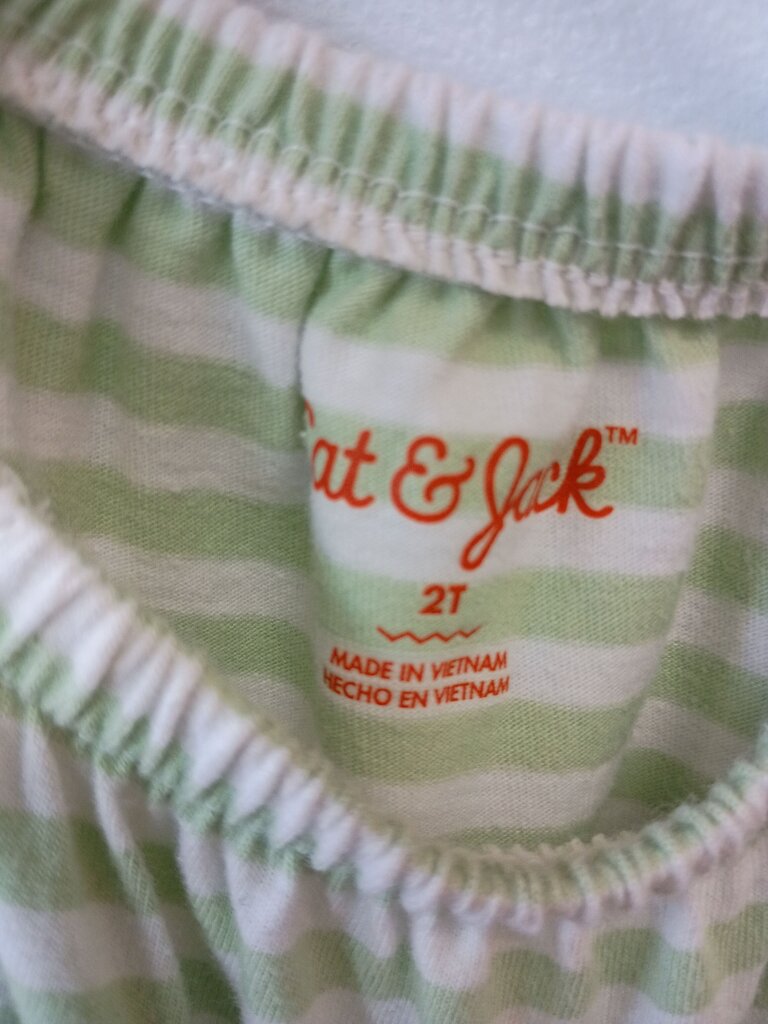 Cat & Jack Girls' Striped Top