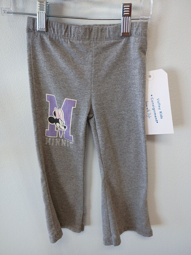 Disney Junior Minnie Mouse Gray Leggings