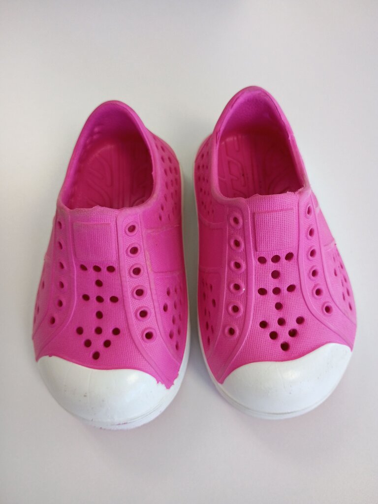 Pink Rubber Slip-On Shoes