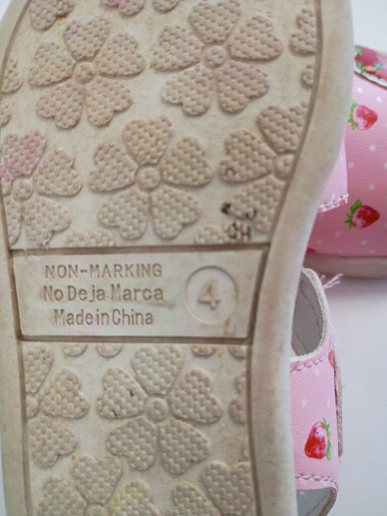 Strawberry Print Toddler Sandals