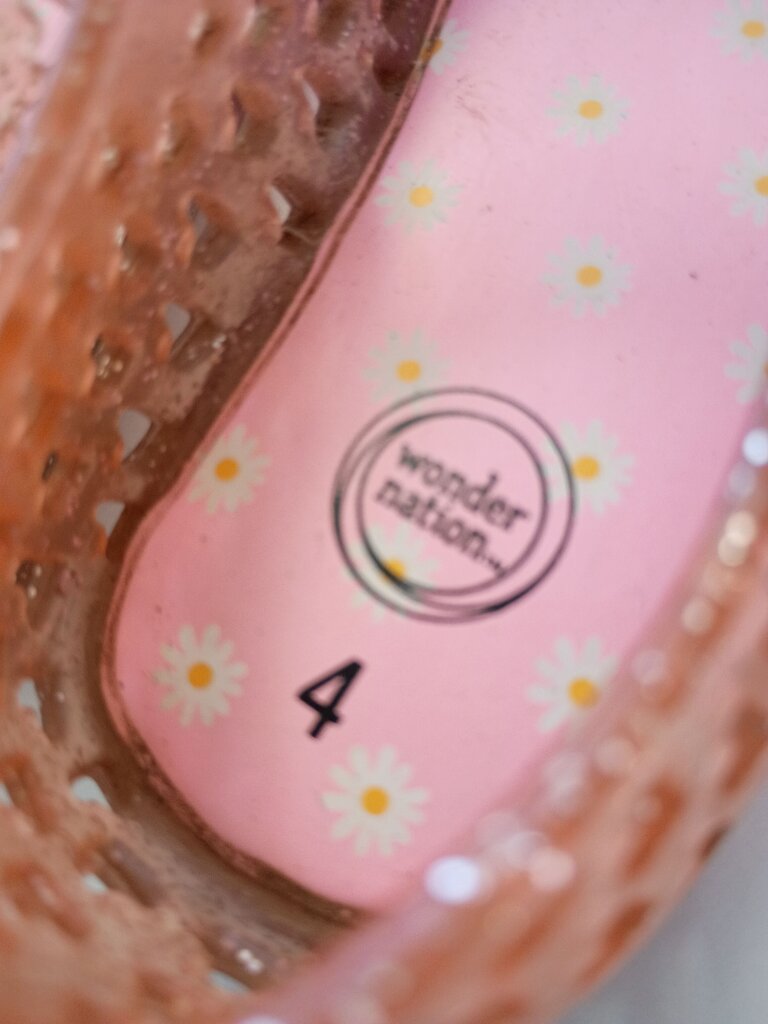 Wonder Nation Girls' Jelly Shoes