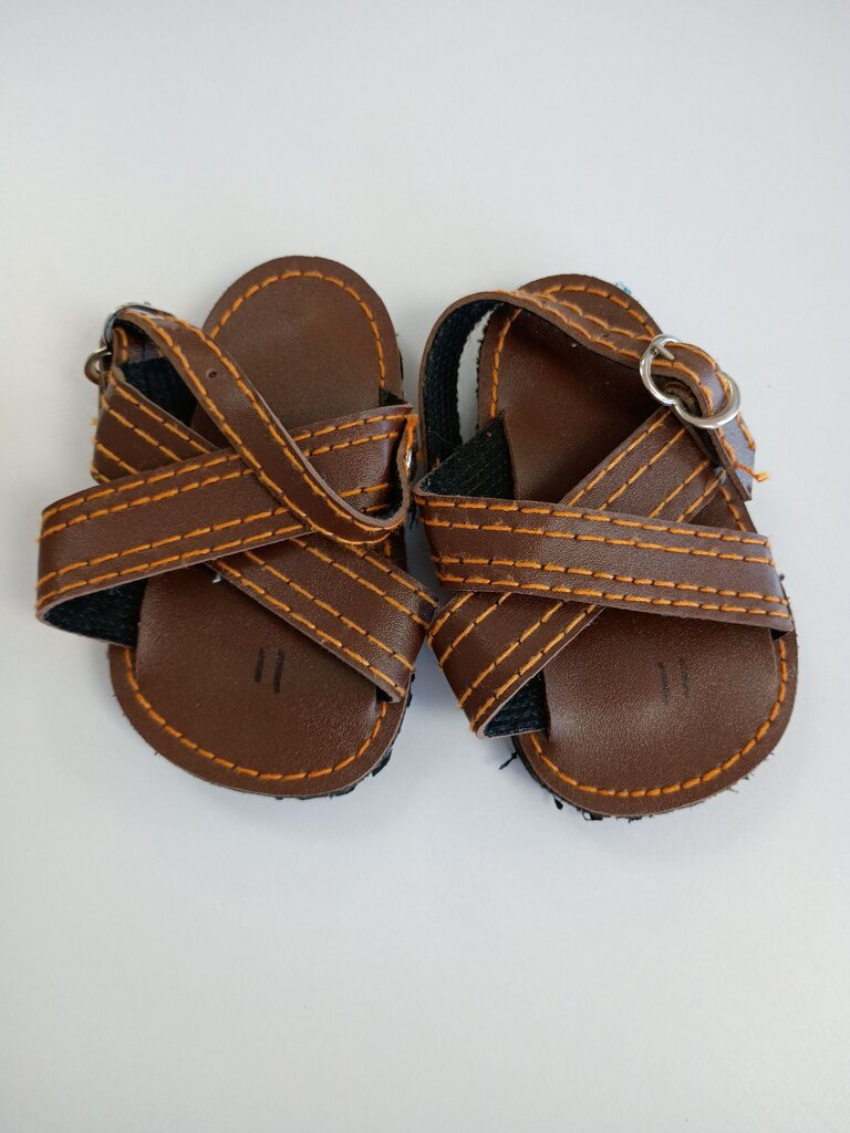 Brown Leather Baby Sandals