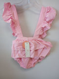 Bailey's Blossoms Ruffled Baby Romper