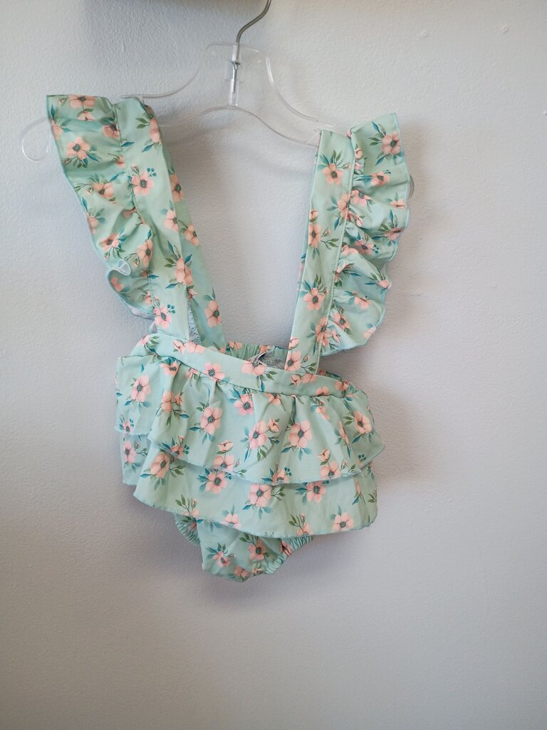 Bailey's Blossoms Floral Ruffled Romper