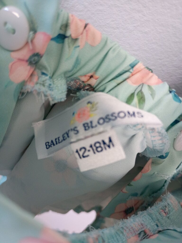 Bailey's Blossoms Floral Ruffled Romper