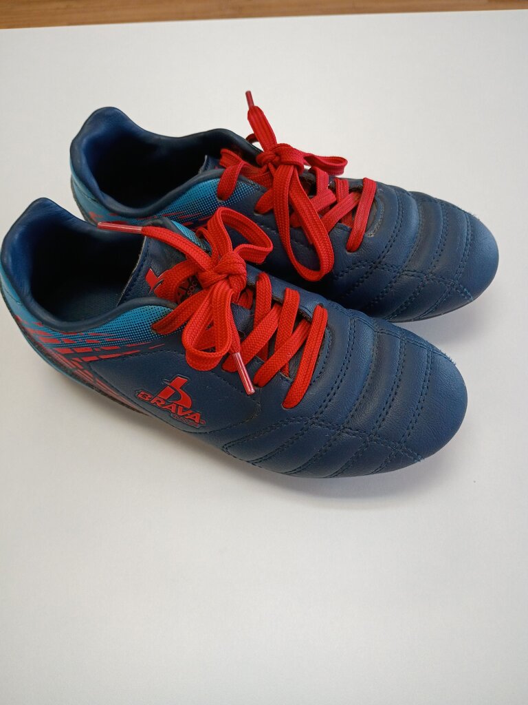 Soccer Cleats Blue and Red