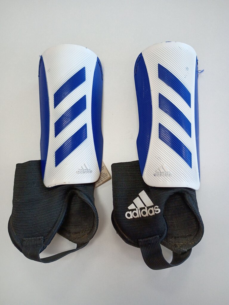 Adidas Blue and White Soccer Shin Guards