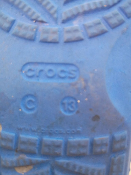 * Blue Crocs Sandals, size 13C