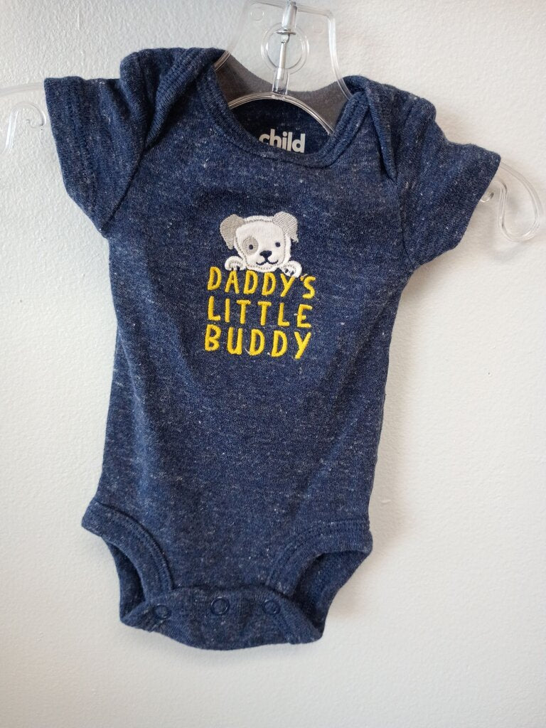 Daddy's Little Buddy Baby Onesie