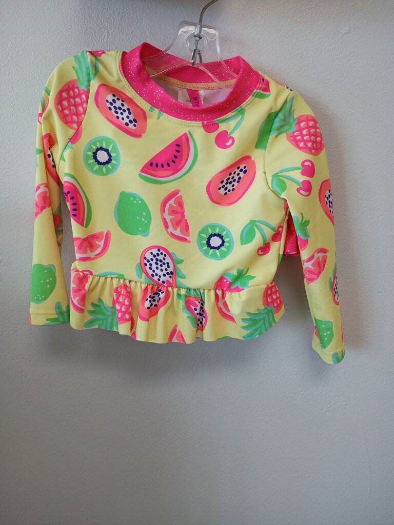 Girls' Fruit Print Swimsuit Set